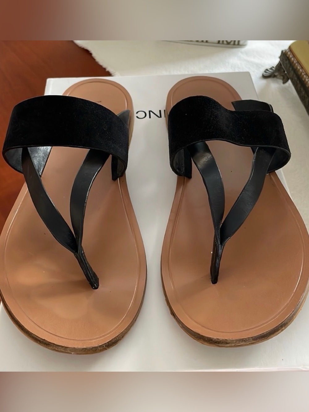 Vince Tess Sandal Size 10 Black